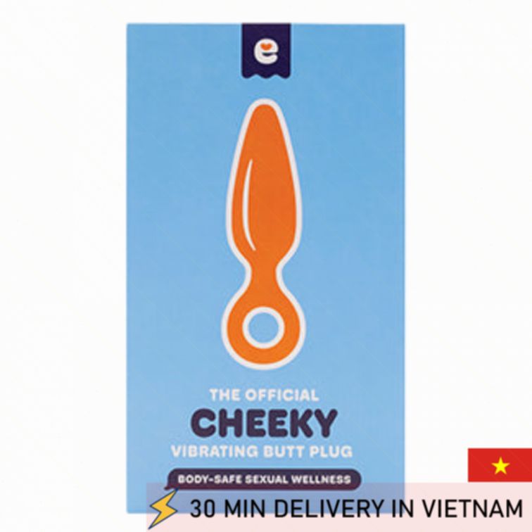 Cheeky Butt Plug Vibrator Fun Playful Design 