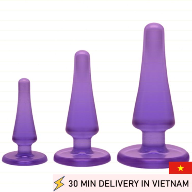 Anal Plug Kit Soft Beginner Friendly Training Set 