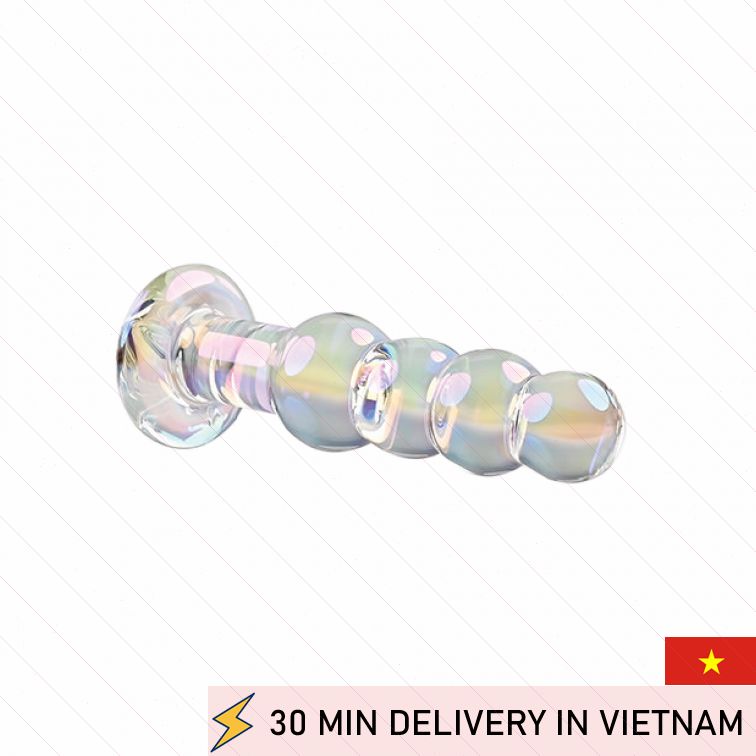 Glass Anal Beads Playboy Luxury Sparkle Play 