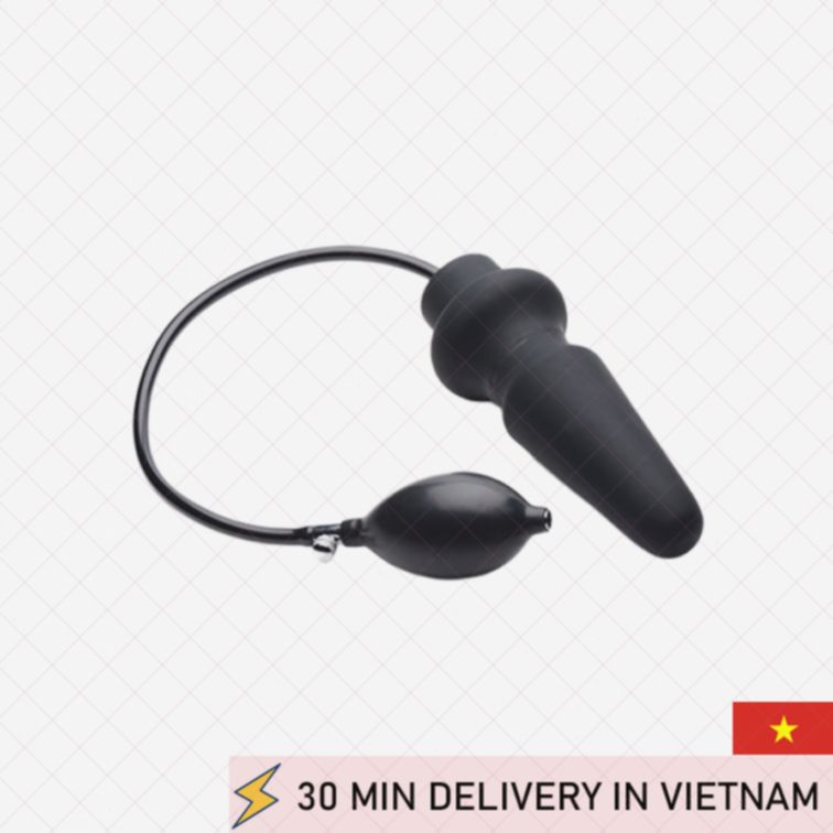 Expandable Silicone Anal Plug inflatable wide stretch 