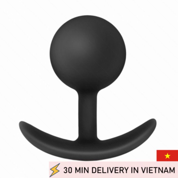Blush Vibra Round Plug Vibrating Anal Stimulator Toy 