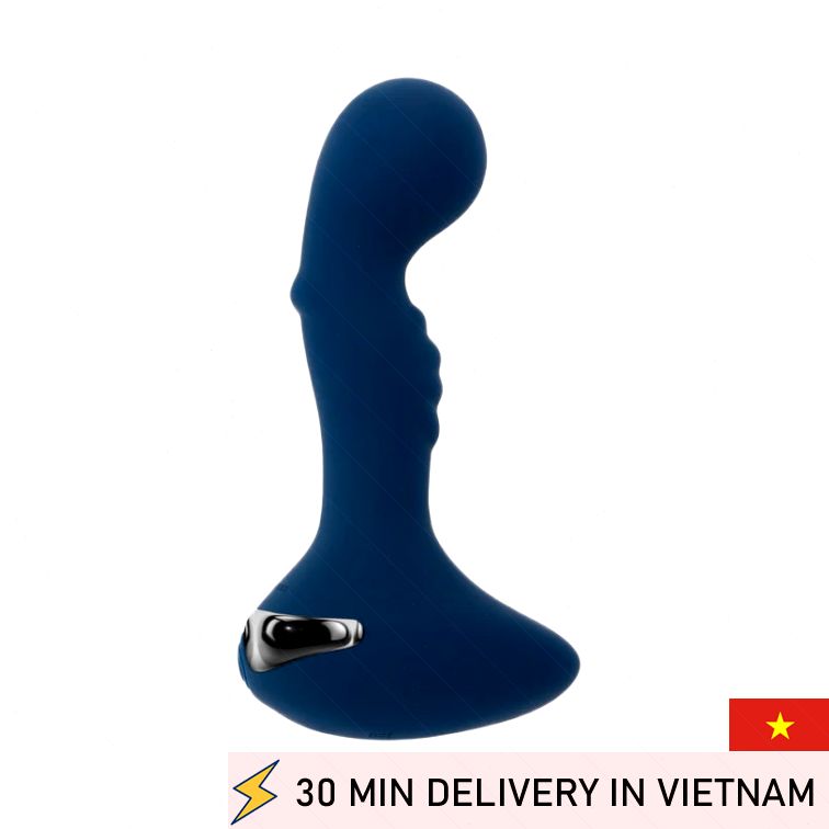 Flexible Vibrating Butt Plug Blue Oasis Silicone Comfort 