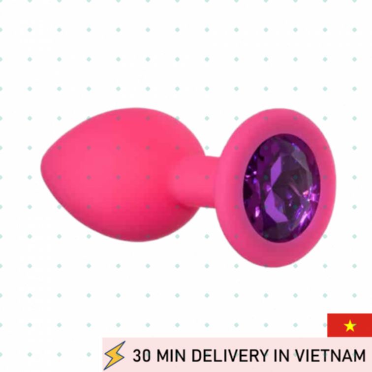 Small Anal Plug Gemstone Cute Beginner Safe Toy 