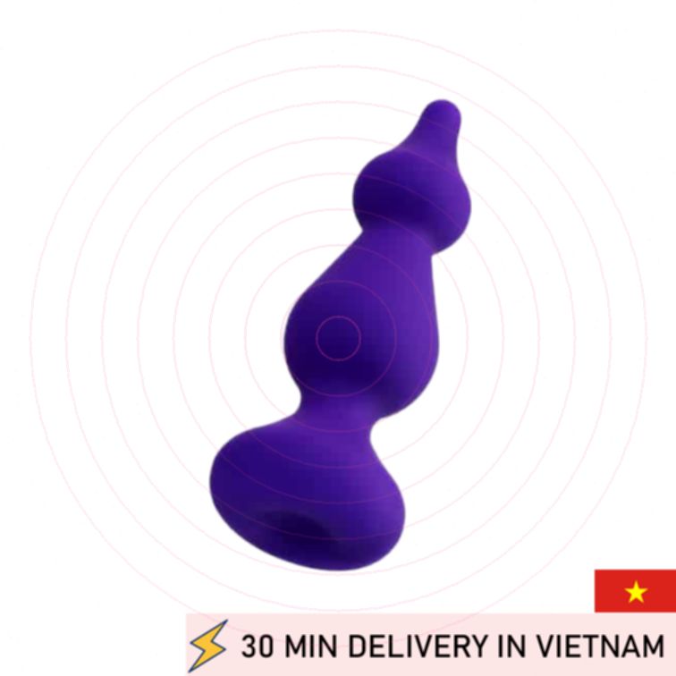 Anal Plug Purple Smooth Beginner Comfortable Fit 