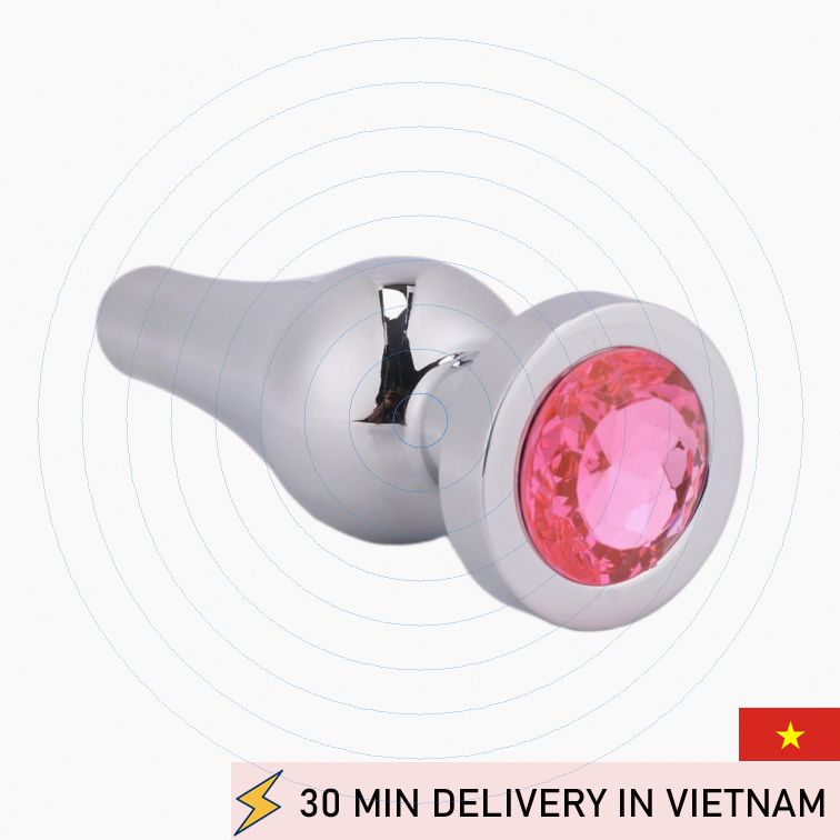 Metal Anal Plug Silver Luxury Heavy Feel 