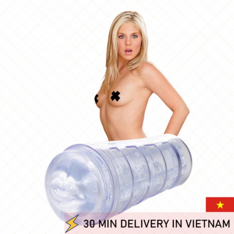 Clear Mouth Stroker Realistic Oral Simulator 