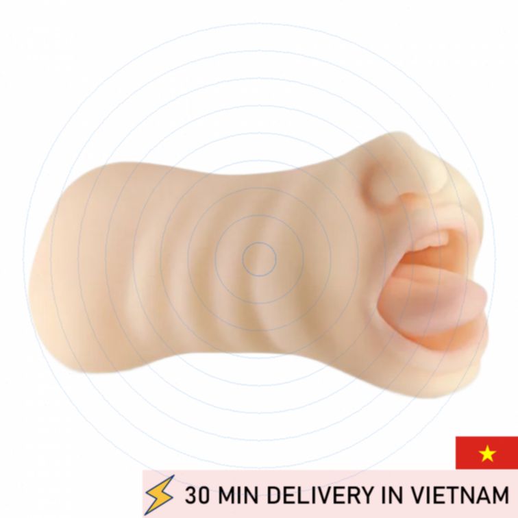 Dual Entry Masturbator TPE Real Feel Toy 