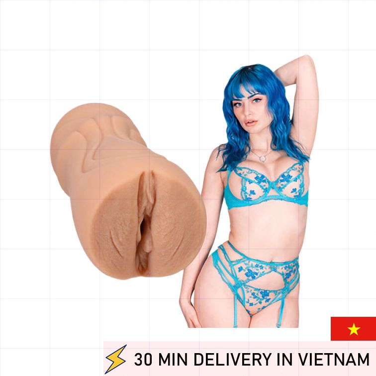 Soft Stroker Sleeve Blue Ultra Skin Real Feel Toy 