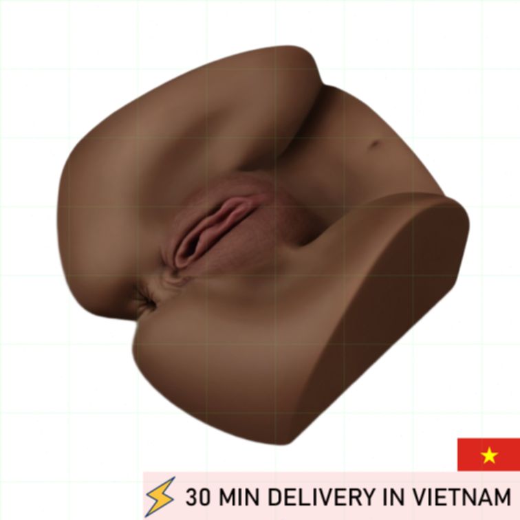Masturbator Cup Brown Real Feel Textured Inside 