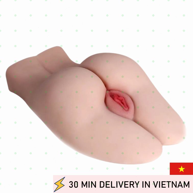 Dual Masturbator Realistic Big Ass Double Entry 