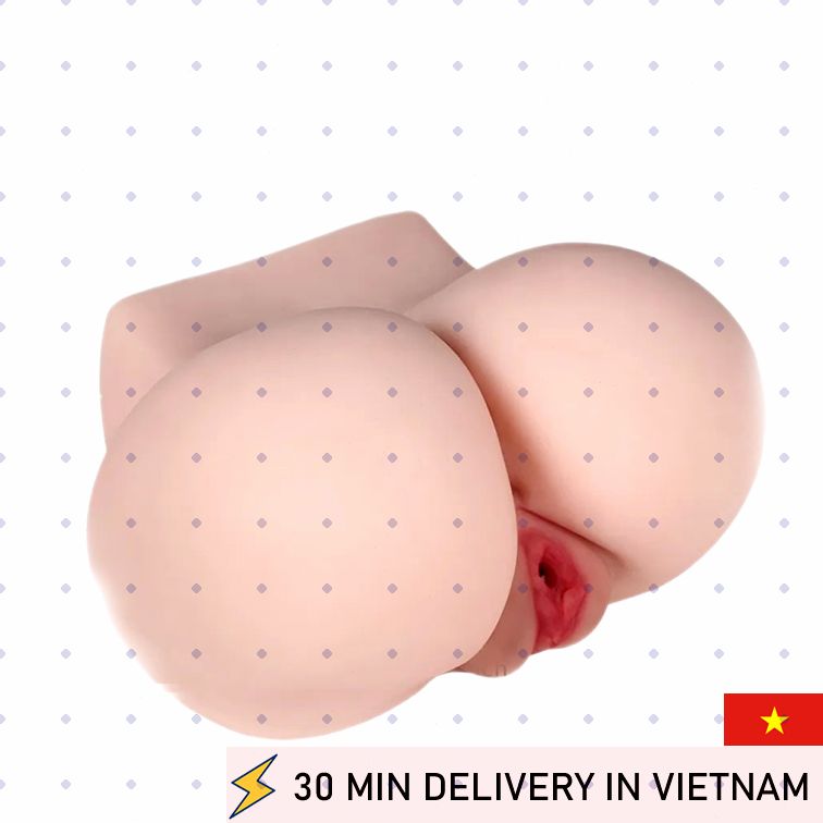 2in1 Realistic Vagina Ass Masturbator Large Size 