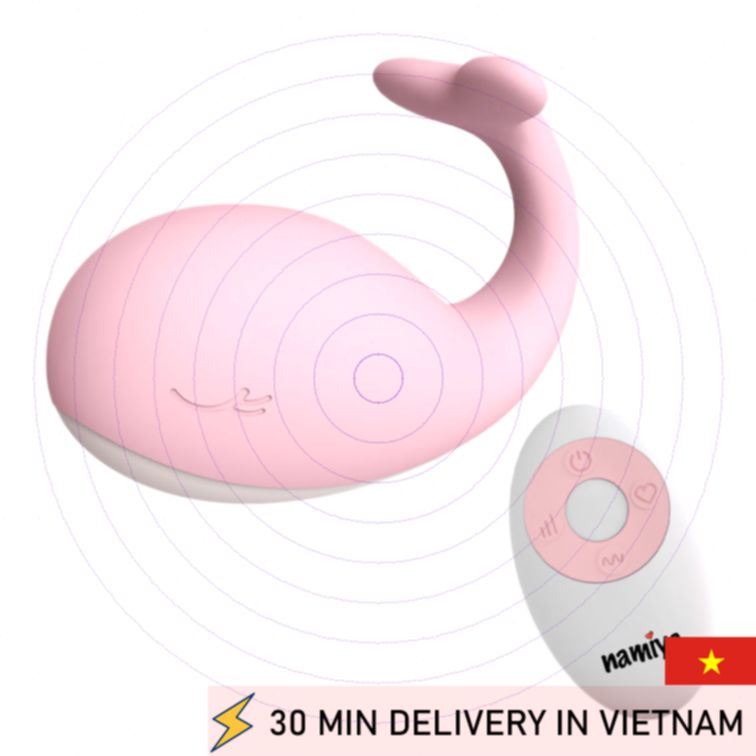 Namiya Whale Vibrator Remote Control Cute Teasing 