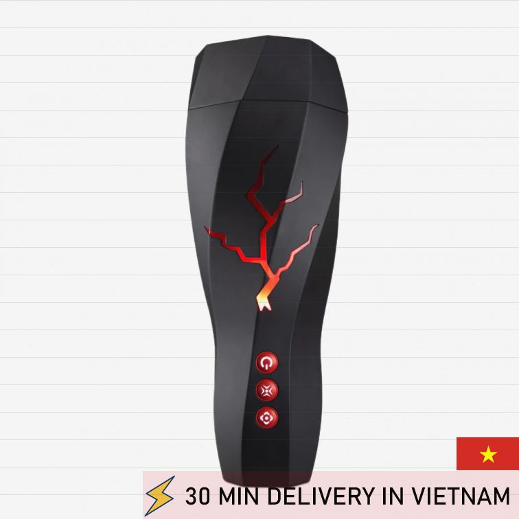 Deep Suction Masturbator Vibrating Storm Power 