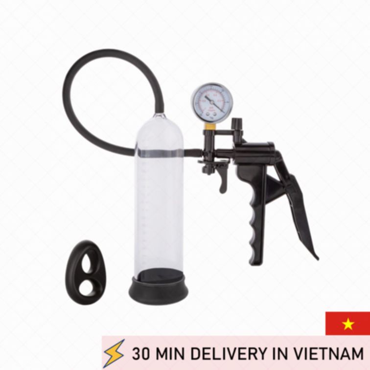 Penis Pump System Gauge Control Enhancement Device 