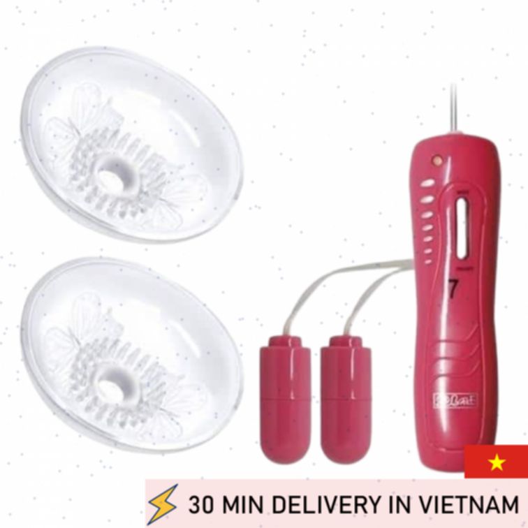 Nipple Suction Vibrator Clear Strong Stimulator 