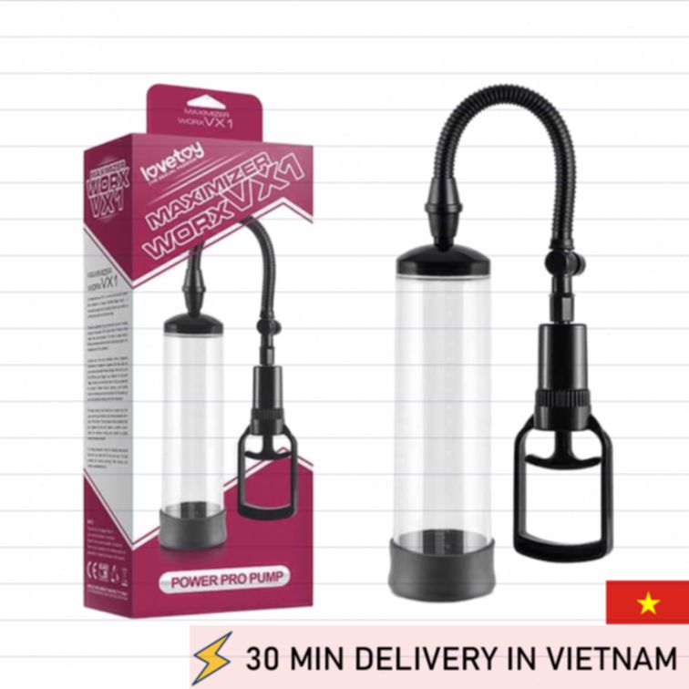Maximizer Worx VX1 Penis Pump Clear Power Boost 