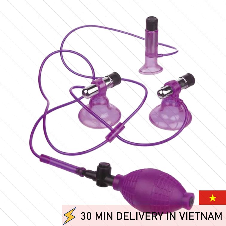 Breast Pump Stimulator Purple Intense Suction 