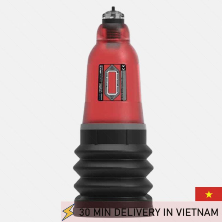 Hydro Pump Male Enhancer Water Pressure Red Tool 