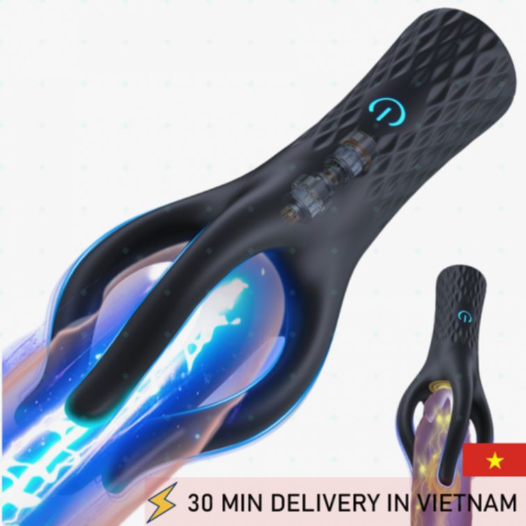 SQUIDA Vibrating Tongue Masturbator Intense Oral 