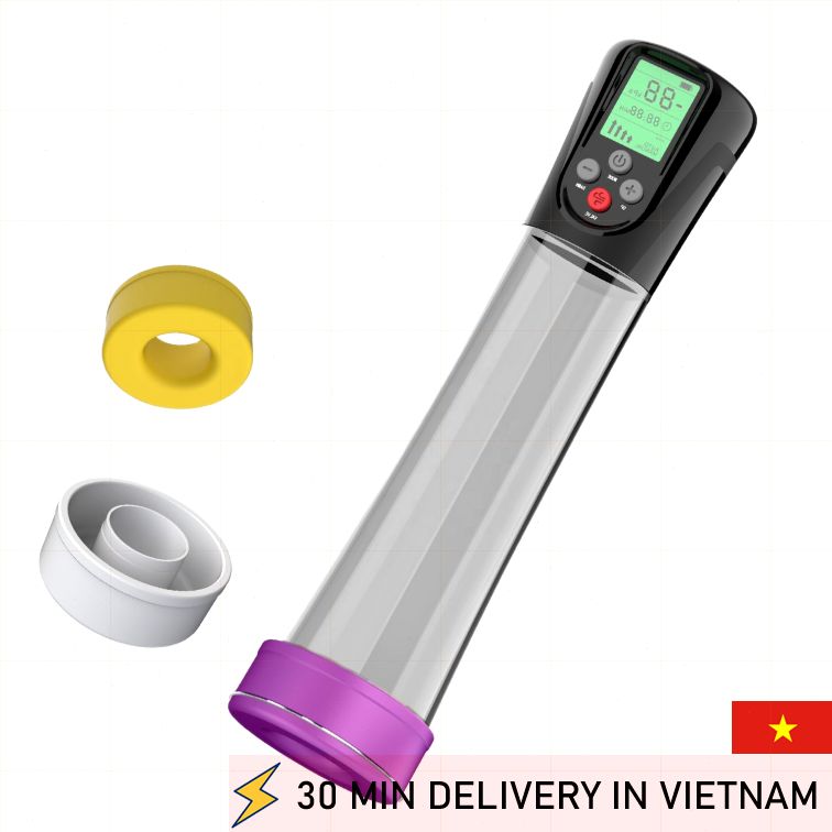 Automatic Penis Pump LCD Strong Vacuum Enlarger 