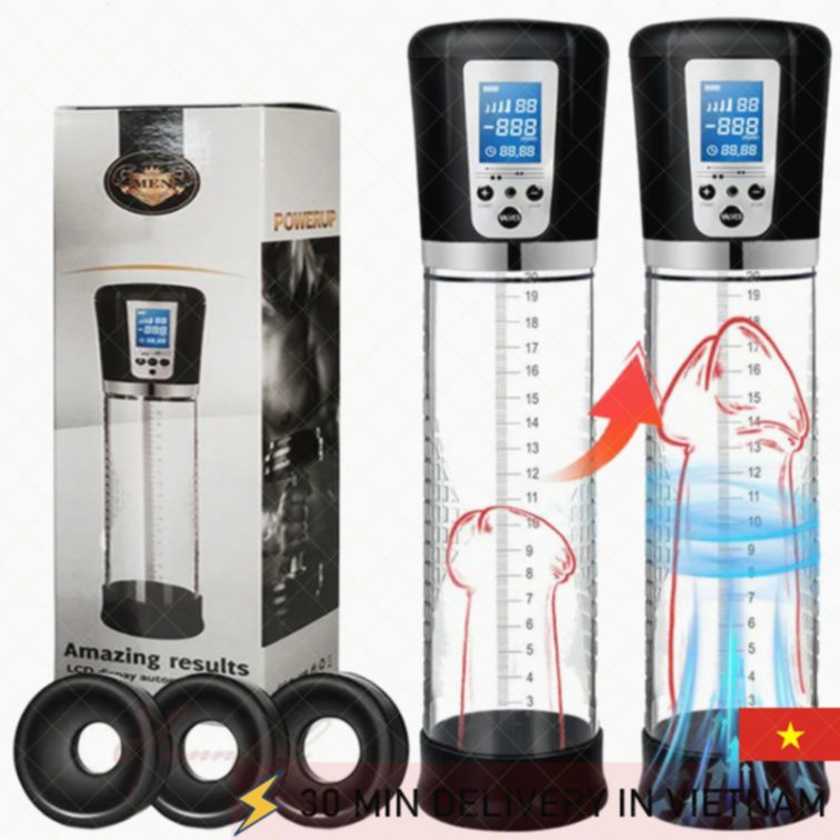 Electric Penis Pump Strong Suction Male Enhancer 