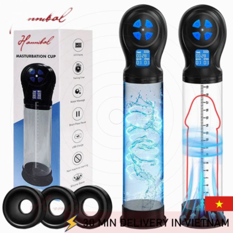 Penis Pump Hannibal Water Vacuum Strong Boost 