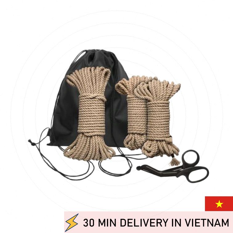 Beginner Bondage Rope Kit Hemp Tie Set Sensual Play 