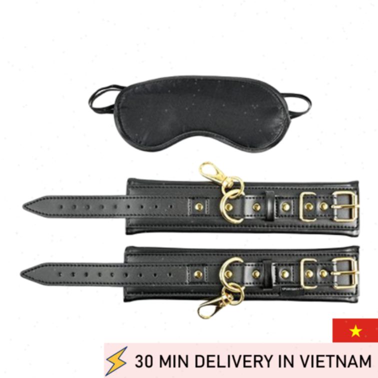 Cuffs Blindfold Set Bondage Starter Kit Fun 