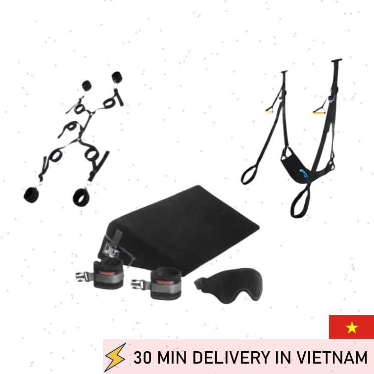 BDSM Dungeon Kit Bondage Gear Complete Set 