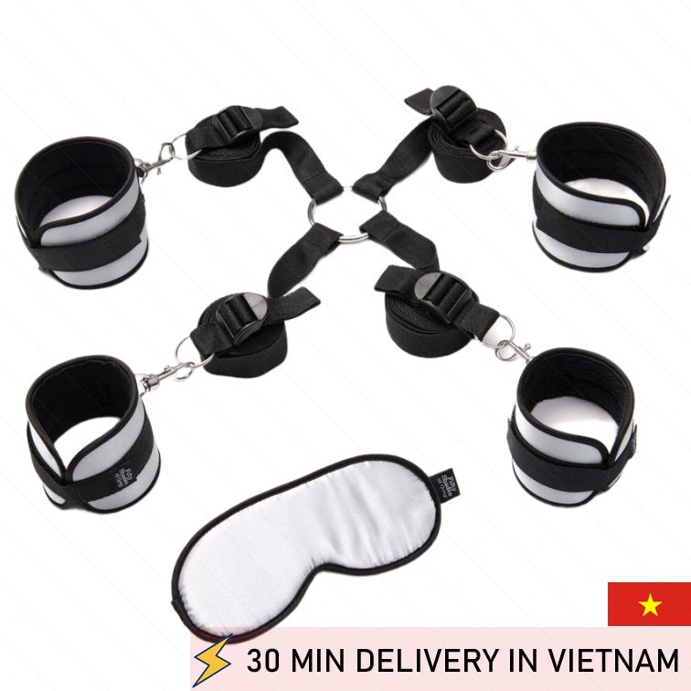 Bed restraint kit bdsm couple play secure passion set 