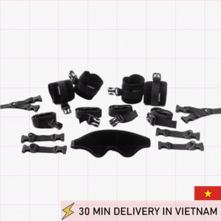 Bed Restraint Strap Adjustable Bondage System 