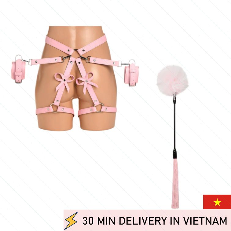 BDSM Kit Pink Cute Naughty Starter Set 