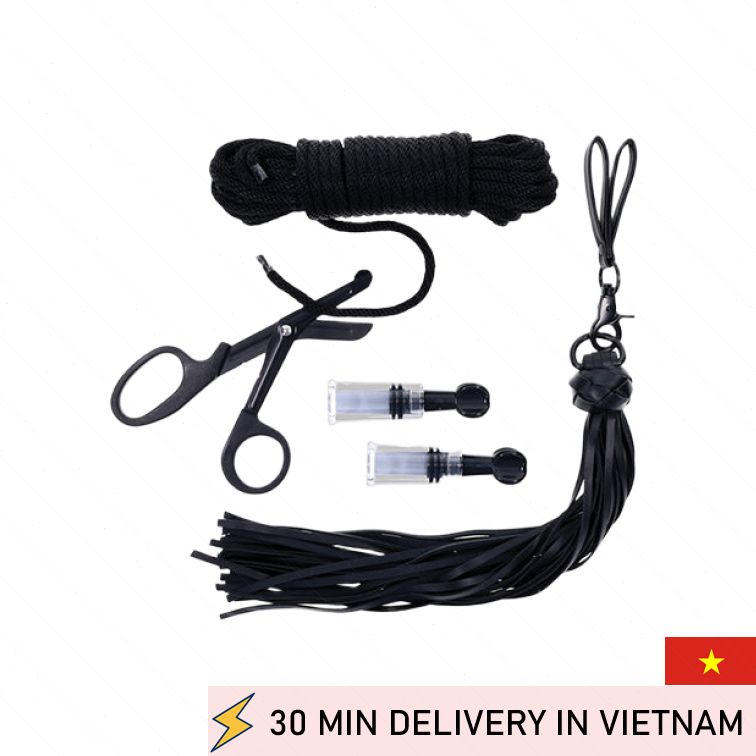 BDSM Tie Kit Bondage Set Fun Beginner Play 