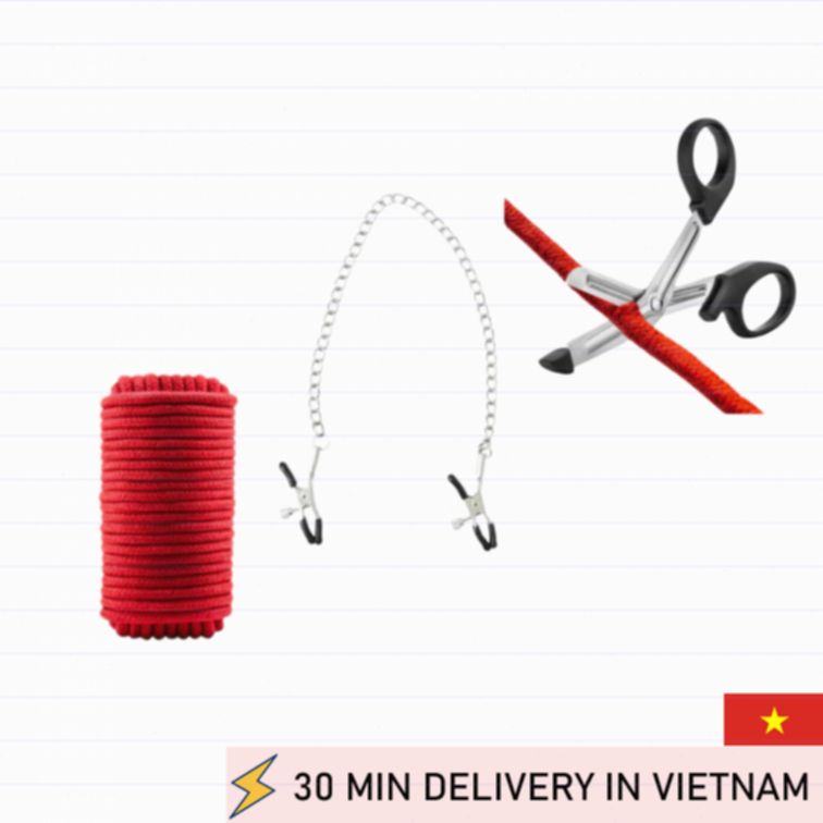Beginner Rope Bondage Kit Soft Sensual Play 