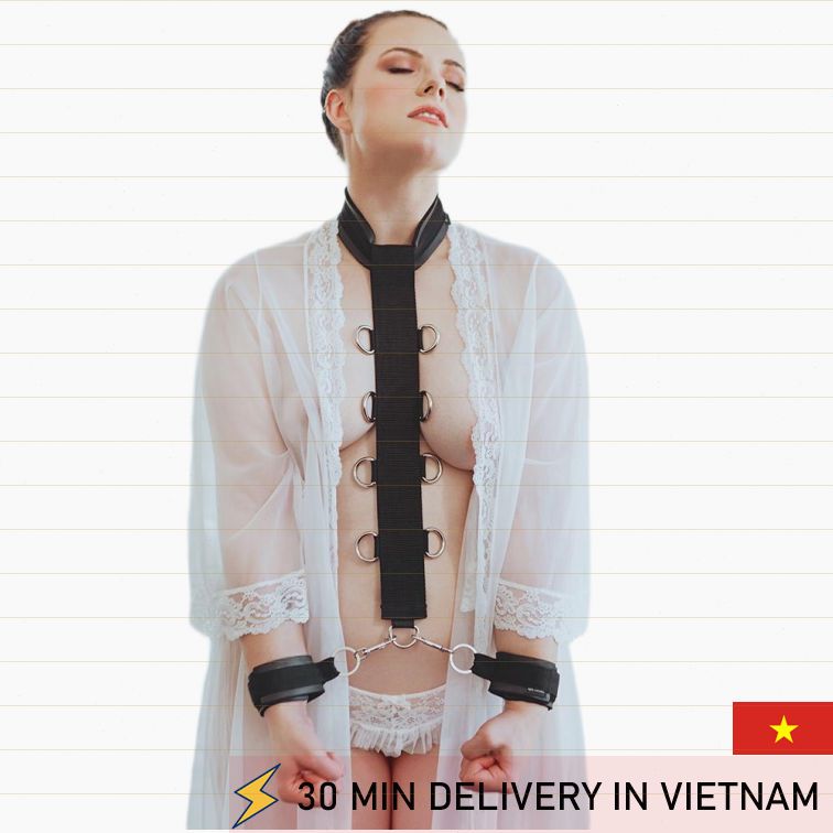 BDSM Restraint Set Sportsheets Neck Wrist Bondage 