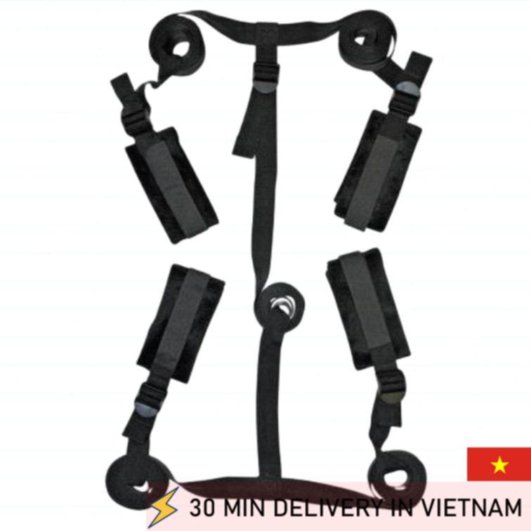 Sportsheets Bed Bondage Restraint Kit Easy Setup 