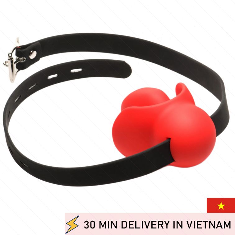 Ball Gag Mouth Harness Strong BDSM Control Gear 