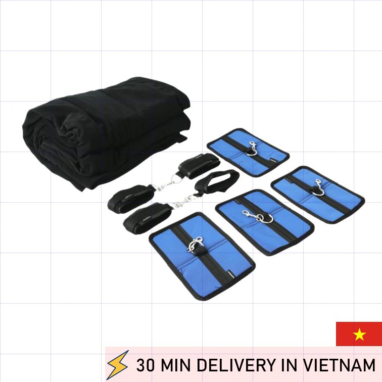 Bondage Bed Set Easy Install Bedroom Play Kit 