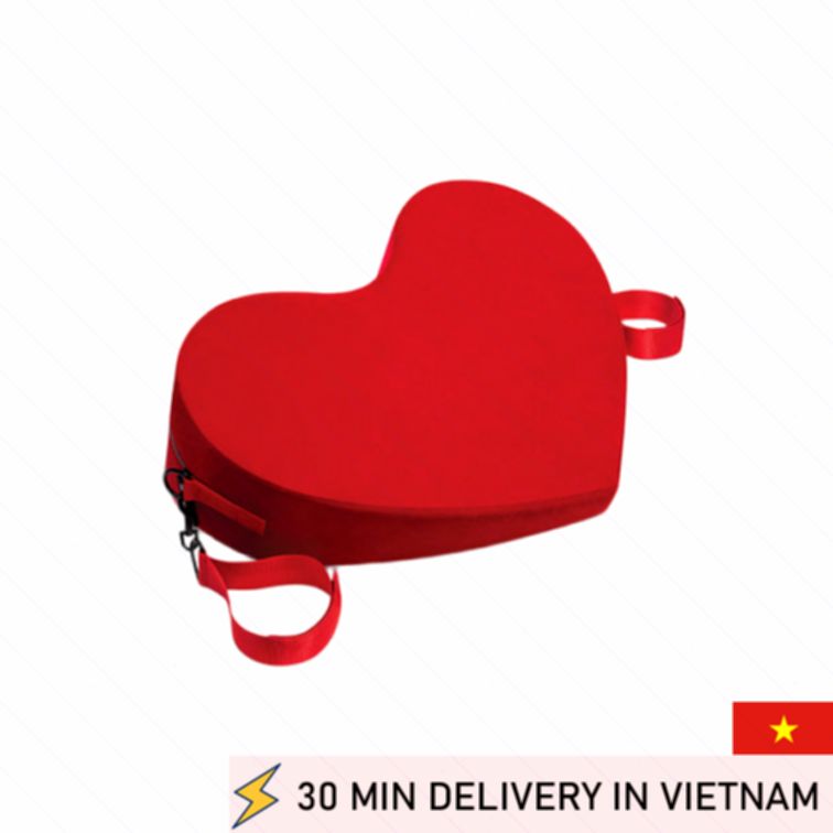 Position Wedge Cushion Heart Shape Comfort 