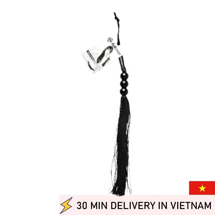Silicone whip medium tease spank play tool 