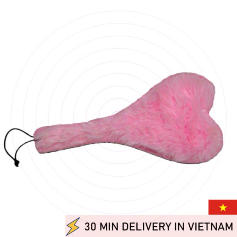 Double sided paddle fur spanking dual sensation 