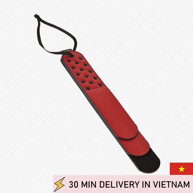 Leather Paddle Spanking Toy Sensual Impact Play 