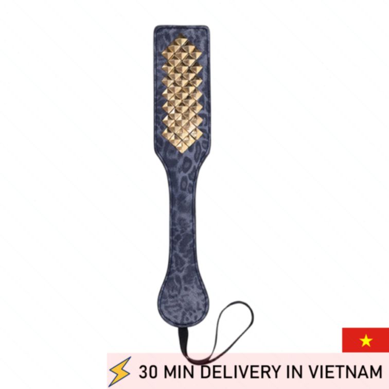 Leather studded paddle wild cougar fetish tease 