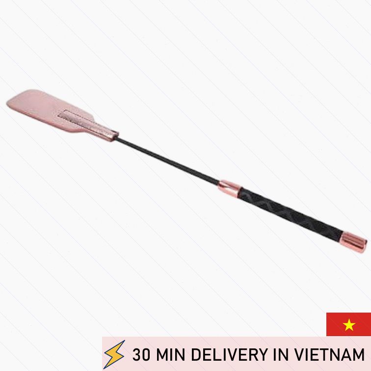 Brat Crop Whip Rose Gold Stylish BDSM Toy 
