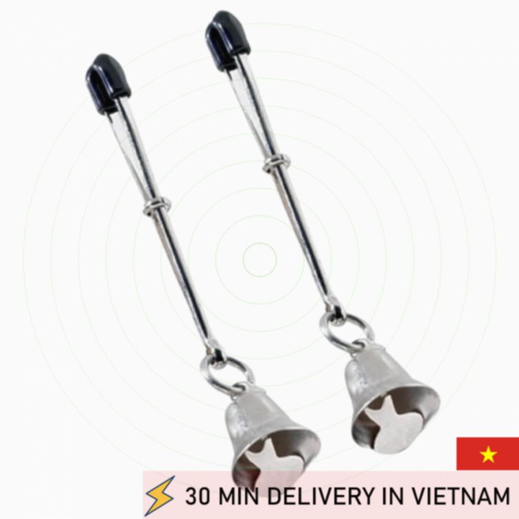 Nipple Clamps Adjustable Bells Teasing Sensation 