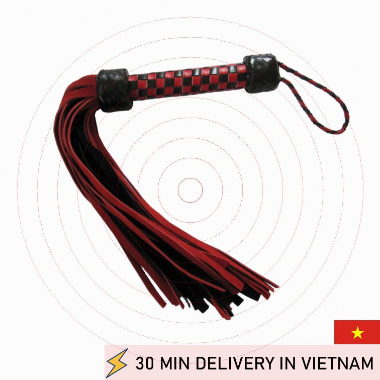 Suede Flogger Short Soft BDSM Sensory Teasing Tool 