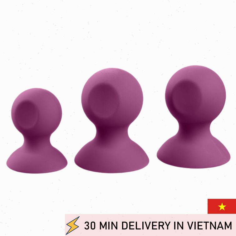 Triple Size Suction Set soft stimulator smooth pleasure 