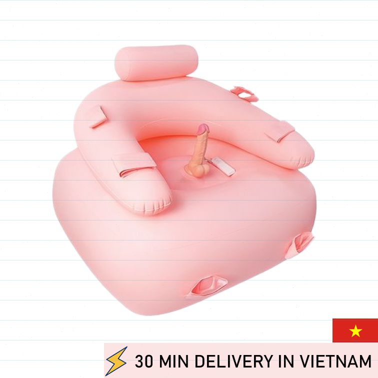 Hott Inflatable Chair With Vibrating Dildo Set 