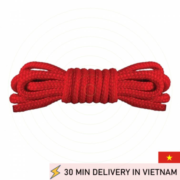 Japanese Bondage Rope Red 1.5m Soft BDSM Play Rope 
