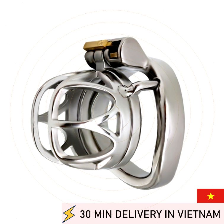 Male Chastity Cage Lock Secure Control Device 